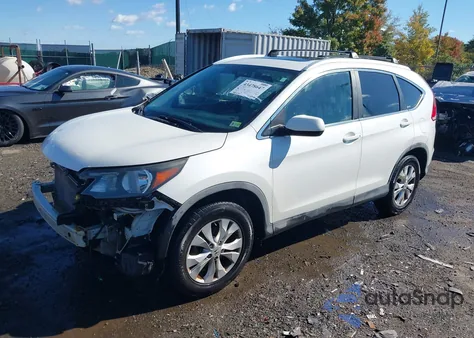 2012 Honda Cr-V Ex-L из США, поврежденный, VIN 5J6RM4H7XCL061213
